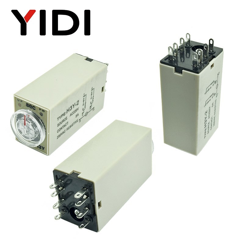 H3Y-2 Time Relay DC12V AC 220V 0-30 Sec 0-30 Minute 0-60s 0-