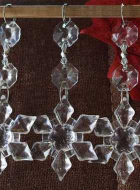 30pcs Clear Acrylic Crystal Beads Diamond Wedding Party Home