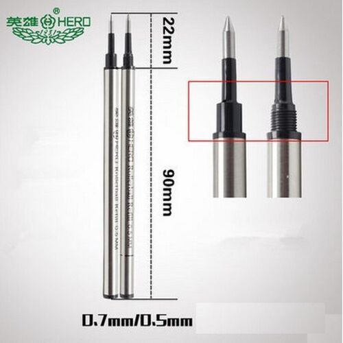 Hero 233A Rollerball pen refill ballpoint refill 0.5mm/0.7m