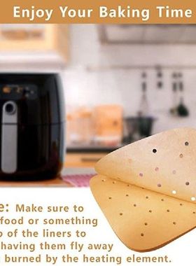 Air Fryer Paper Liners 200pcs Greaseproof Paper Liners  Air