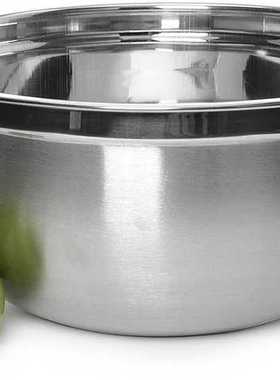 6Pcs Stainless Steel Bowls Set 1.5-5L Capacity Nesting Mixin
