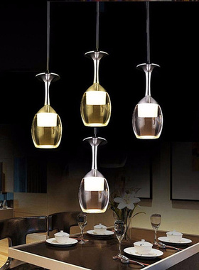.1 PC Modern LED Wine Glass Pendant Lamp Fixture Lighting Ch