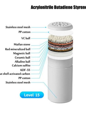 Bath Shower Purifier Removes Head Filtration Filter Hard Wat