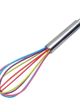 Stainless Steel Handle Silicone Balloon Wire Egg Beater