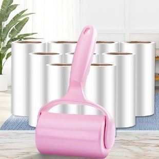 3 rolls + 1 handle sticky roller sticky paper, tearable