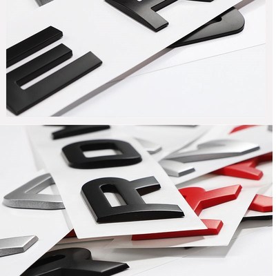 Car Styling Hood Trunk Logo Badge er Range Rover Sport Evoq