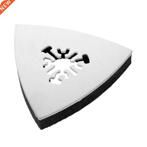 1Pc Universal Stainless Steel 80mm Triangular Sanding Pad Os