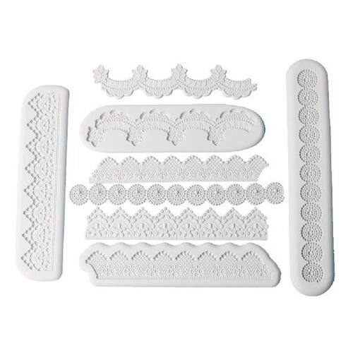 3D Lace Fondant Cake Stencil Silicone Mold Cake Boder