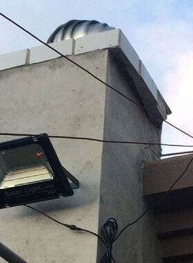 102LED Light With Solar Panel Garden Lighting On Solar