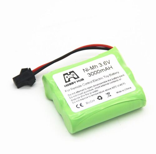 NI MH 3.6V 3000mAh Rechargeable Battery 3.6 v nimh batter