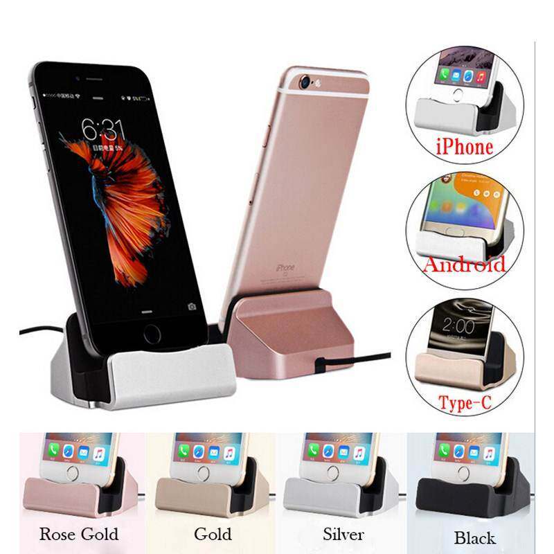 phone stand iphone dock station sync charge des