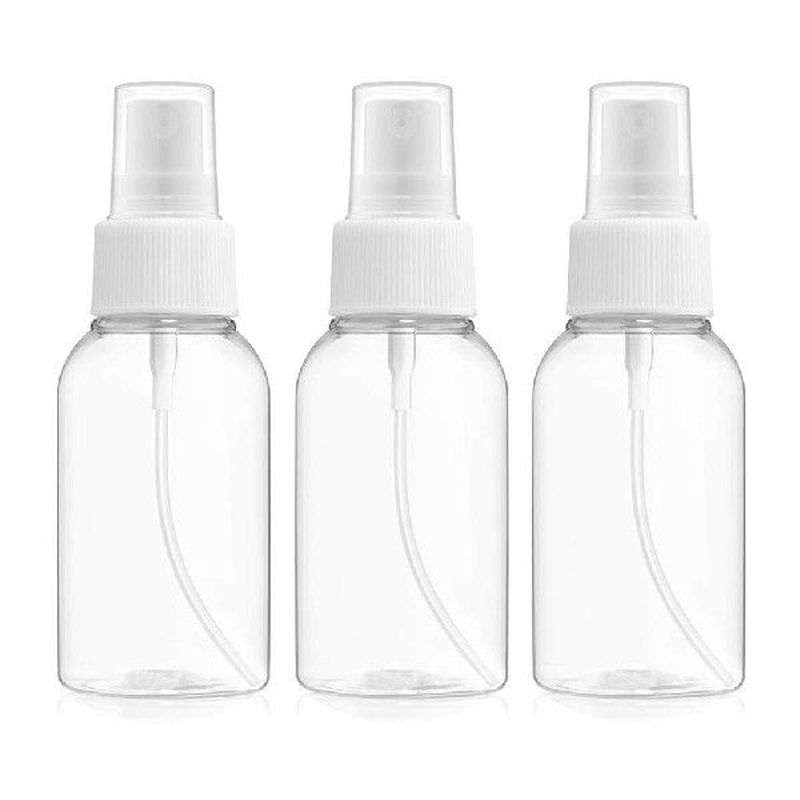 3Pcs 75ml Portable Travel Transparent Empty Refillable
