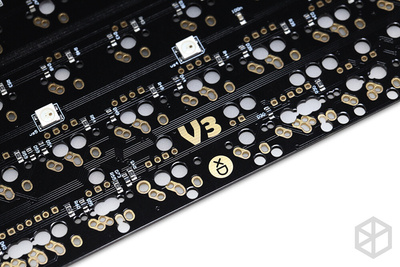 xd60 xd64 3.0 PCB Custom Mechanical Keyboard Kit underglow R