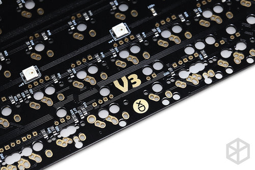 xd60 xd64 3.0 PCB Custom Mechanical Keyboard Kit underglow R