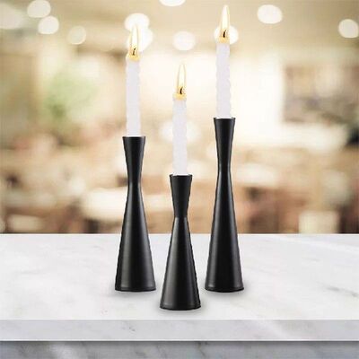 3x Modern Candlestick  Candle Holder for Home Desktop