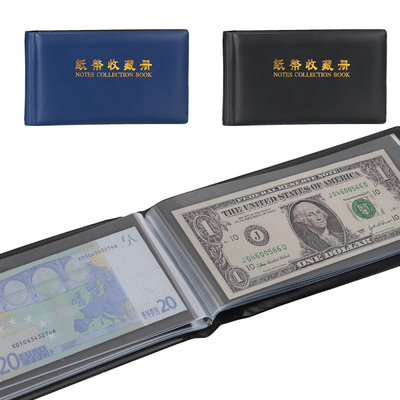 Paper Money Collection Album Money Banknote Protective Bag