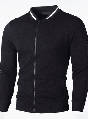 MRMT 2021 Brand New Men's Plaid Sweatshirts Zipper M