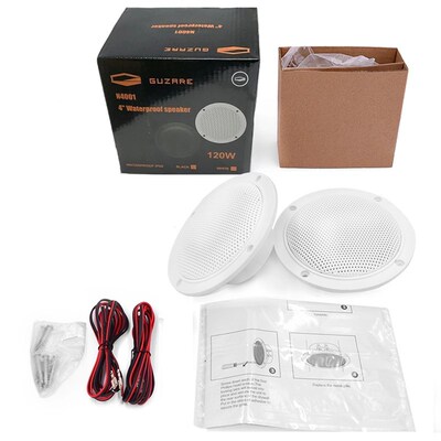 2022 Earbud Speakers Waterproof Dual Full Range White Speake