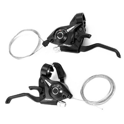 One-Piece MTB Bike Front Rear Shifter Levers Brake
