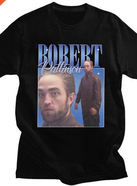 Funny Robert Pattinson anding Meme T Shirt Men Pre-shrunk