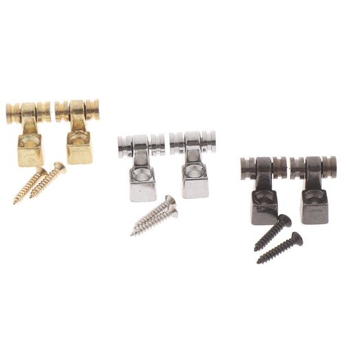 2Pcs Electric Guitar Chrome Roller String Trees Retainer Mou