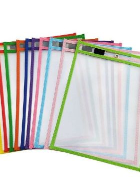 10Pcs File Folder Document Bag For Reusable Writing And