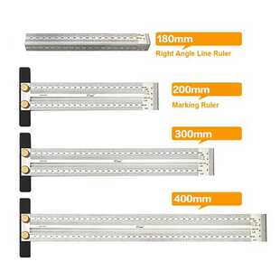 Steel Marking Gauge T-type Ruler Hole Scribing Ruler Woodwor