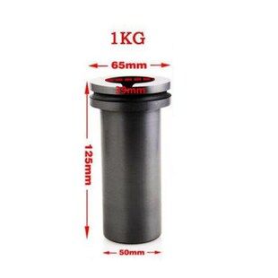 High purity Graphite Crucible 1/2/3kg Melting Metal Gold Sil