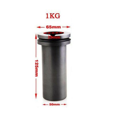 High purity Graphite Crucible 1/2/3kg Melting Metal Gold Sil