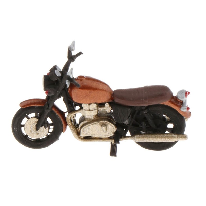 1pc 1/64 Figures Diorama Scene Model Motorcycle Painted 1/64