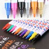 set Markers Metallic Marker 12colors Art Paint Permanent