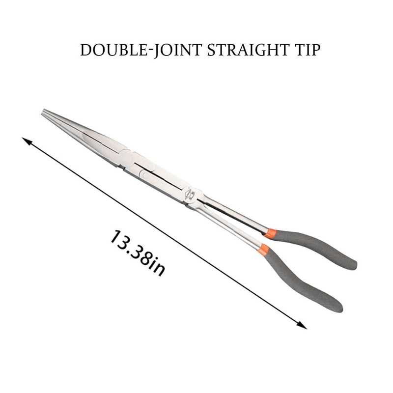 Multifunctional Carbon Steel Pointed Nose Pliers Long Rod Cu