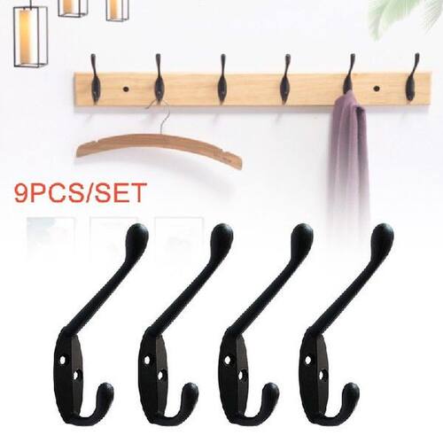 9 Pack Coat Hooks Wall HooksHeavy Duty Wall Mounted for Hat