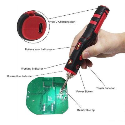 Portable USB Charging Soldering Iron Kit 8 w  Low voltage