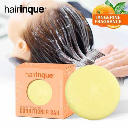 Organic Hair Tangerine Conditioner Bar Handmade VITAMIN C M