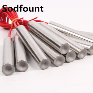 2pcs Red 2 Wired 16mm x 200mm Heating Elet Cartridge Heater