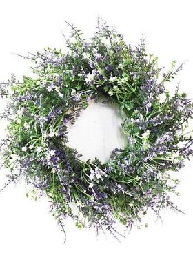 Artificial Lavender Wreath Oranment Wedding Decoration