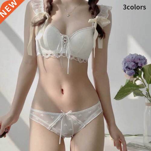 Janese Sexy Bandage Bra Brief Set Underwear Women Lolita S