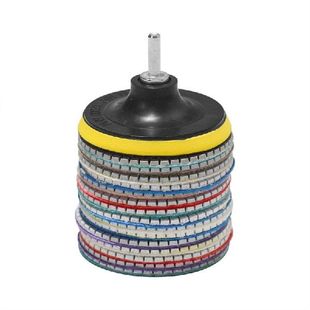 Wet Pads 16pcs Kit for 100mm Polishing Diamond inch Dry