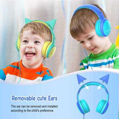 gorsun Kids Headphones with limited volume, Children Headpho