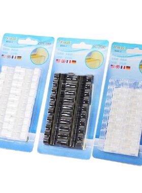 20 Pcs Cord Wire Cable Plastic Clips Self Adhesive Clamp