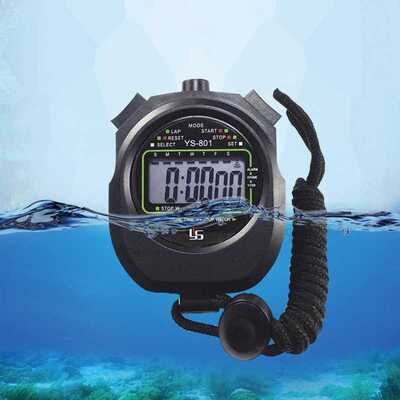 Waterproof Sports Referee Stopwatch Timer Fitness Running Tr