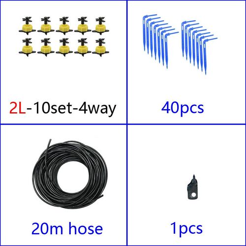 2L 4L 8L dripper Pressure Compensation Emitter Watering Kits