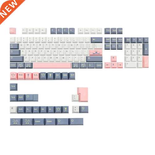 135Keys Full Set Customized PBT Dye Subbed Keycap Momo Yume