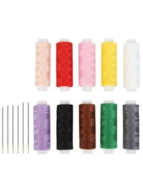12Pcs Sewing Threads Stitching Hand Sewing Needles Pin Machi