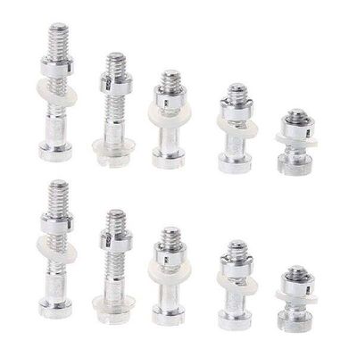 10Pcs M2.5 Screws Bolt Nut Washers Set Turntable Headshell