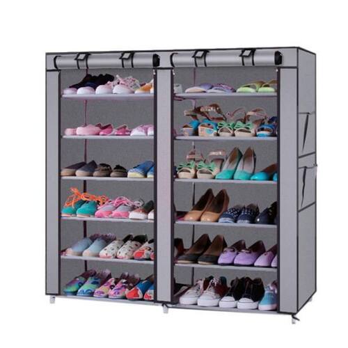 6 Tier Shoe Rack Shoe Shelf Non Woven Storage Closet