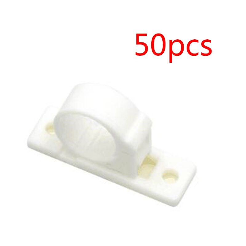 50pcs Self Adhesive Car Wire Tie Cable Clips Fixer Holder Pl