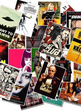25pcs Pack Classic Movie Posters Kill Bill Stickers Waterpr