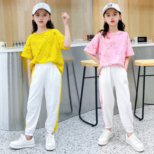 Girls Clothes Set 2022 Summer Teenage Kids Casual Sport Suit